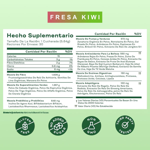 Bloom Superfood Verde Vital Diario